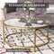 Best Choice Products 36in Round Tempered Glass Coffee Table for Home, Living Room, Dining Room